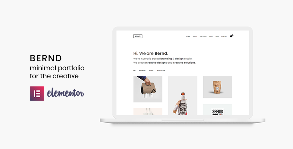 Bernd - Minimal WordPress Portfolio Theme Logo