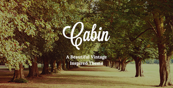 Cabin - Beautiful Vintage WordPress Theme Logo