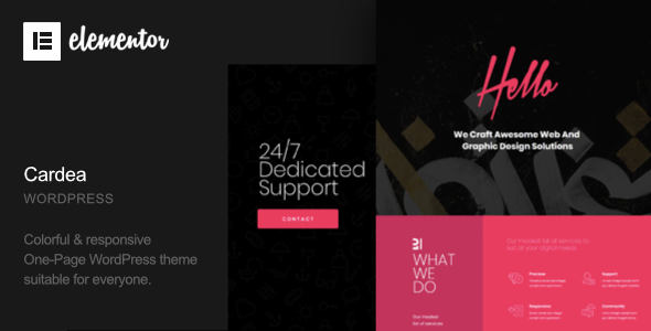 Cardea - Portfolio One Page WordPress Theme Logo