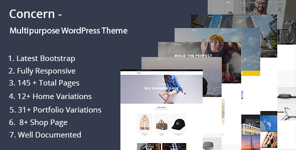 Concern - Multipurpose and Portfolio WordPress Theme Logo