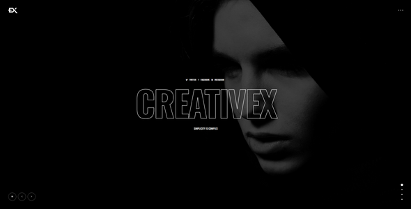 Creativex - A Bold Portfolio WordPress Theme Logo