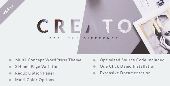 Creato - Parallax WordPress Theme Logo