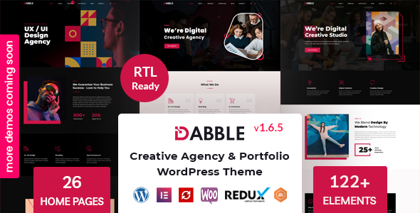 Dabble - Creative Agency & Portfolio WordPress Theme Logo