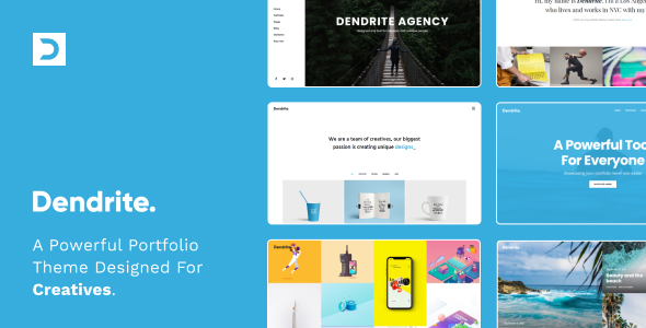 Dendrite - Creative WordPress Portfolio Theme Logo