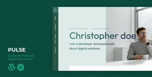 Pulse - Academic Personal WordPress Theme Logo