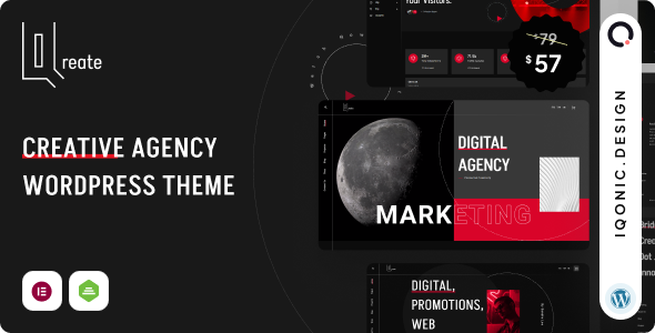 Qreate | WordPress Theme for Creative Agency Logo