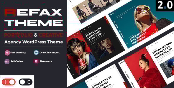 Refax - Creative Portfolio & Agency WordPress Theme Logo