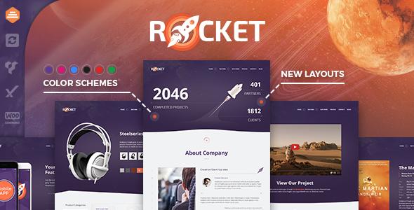 Rocket - Creative Multipurpose WordPress Theme Logo