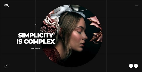 Roundex - Circular Portfolio WordPress Theme Logo