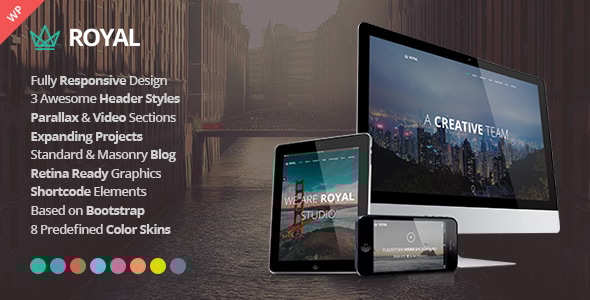 Royal - Responsive One Page Parallax WordPress Theme Logo