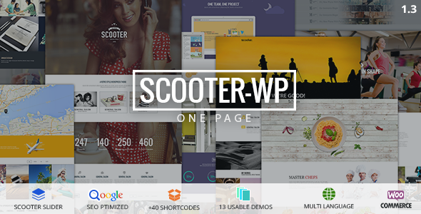 Scooter - One Page Multi-Purpose WordPress Theme Logo