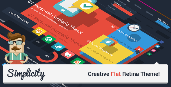 Simplicity - Creative Flat Retina Theme Logo