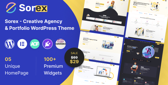 Sorex - Creative Agency & Portfolio WordPress Theme Logo