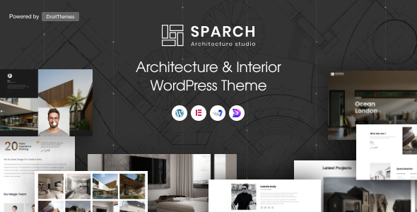 Sparch - Architecture and Interior WordPress Theme Logo