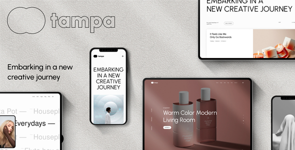 Tampa - Minimal & Modern Portfolio WordPress Theme Logo