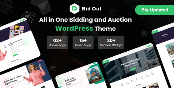 Bidout - Multivendor Bid and Auction WordPress Theme Logo