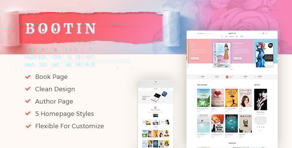 Bootin - Book Store WooCommerce WordPress Theme Logo