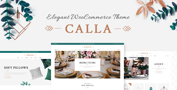 Calla - Elegant Home Decoration Shop WordPress Theme Logo