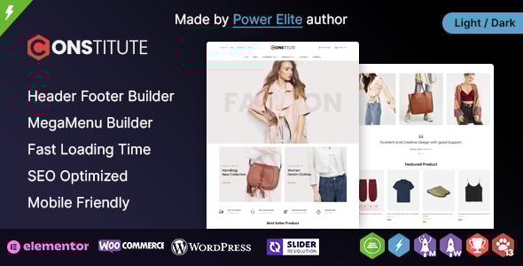 Constitute WP - WooCommerce Responsive Elementor Theme Logo