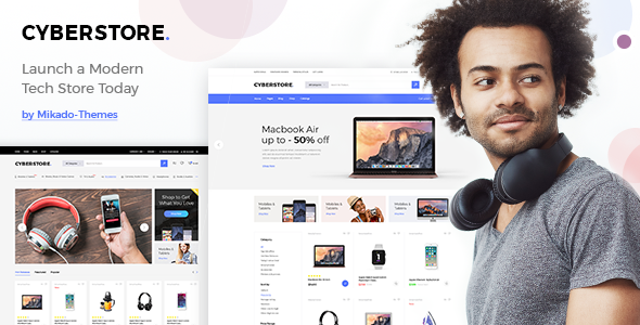 CyberStore - Simple eCommerce Shop WordPress Theme Logo