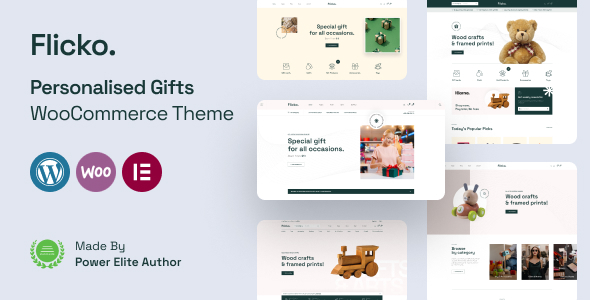 Flicko - Pesonalised Gifts WooCommerce WordPress Theme Logo