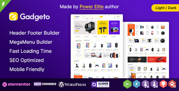 Gadgeto WP - Electronics Store Elementor WooCommerce Theme Logo