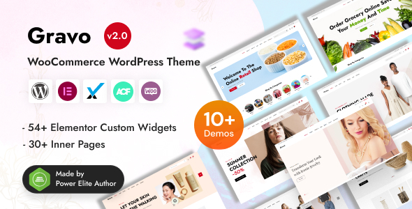 Gravo - WooCommerce WordPress Theme Logo